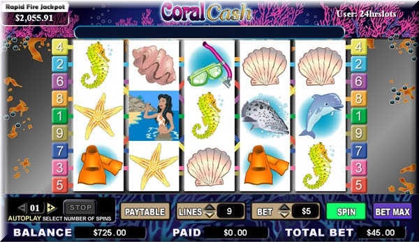 Coral_Cash_Slot_Machine frame