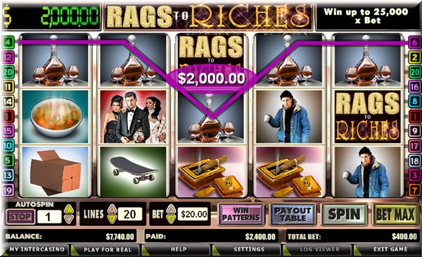 Rags_To_Riches_II_Slot_Machine frames